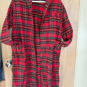 Roytex Red Plaid Cotton Coat